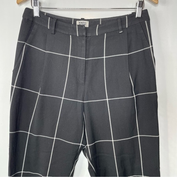 MTWTFSS Weekday Slacker Trousers Windowpane Print Small - Picture 4 of 7